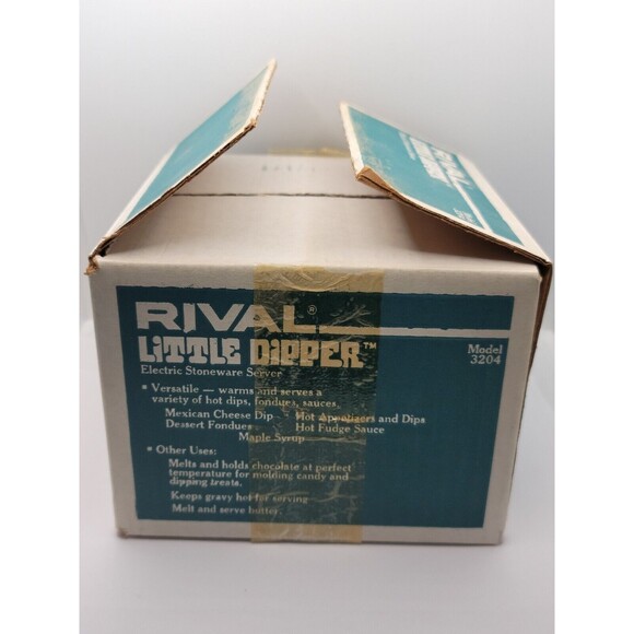 Rival Little Dipper Mini Crock Pot Southwest Style Model 3204 NOS - NEW OPEN BOX - Picture 2 of 16